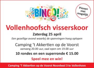 Bingo 25 april - foto aangeleverd