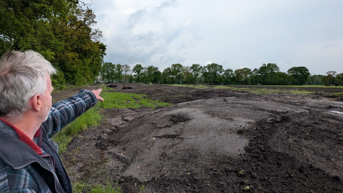 Fietscrossbaan dorpspark Willemsoord foto De Werven