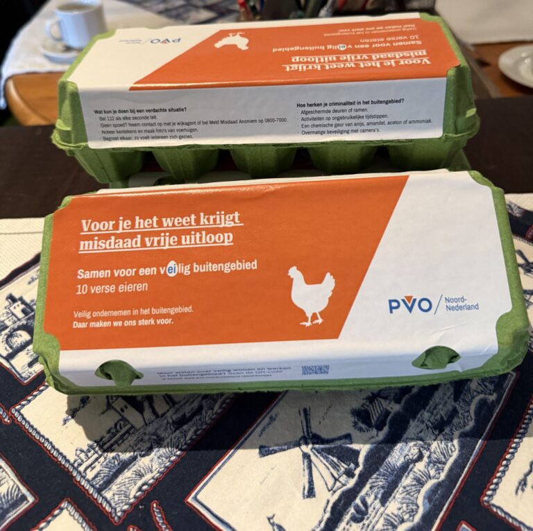 Eierdoosjes tegen misdaad