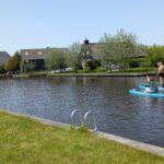 Alle ruimte om te suppen op de Kalenbergergracht (foto: Streekomroep De Werven).