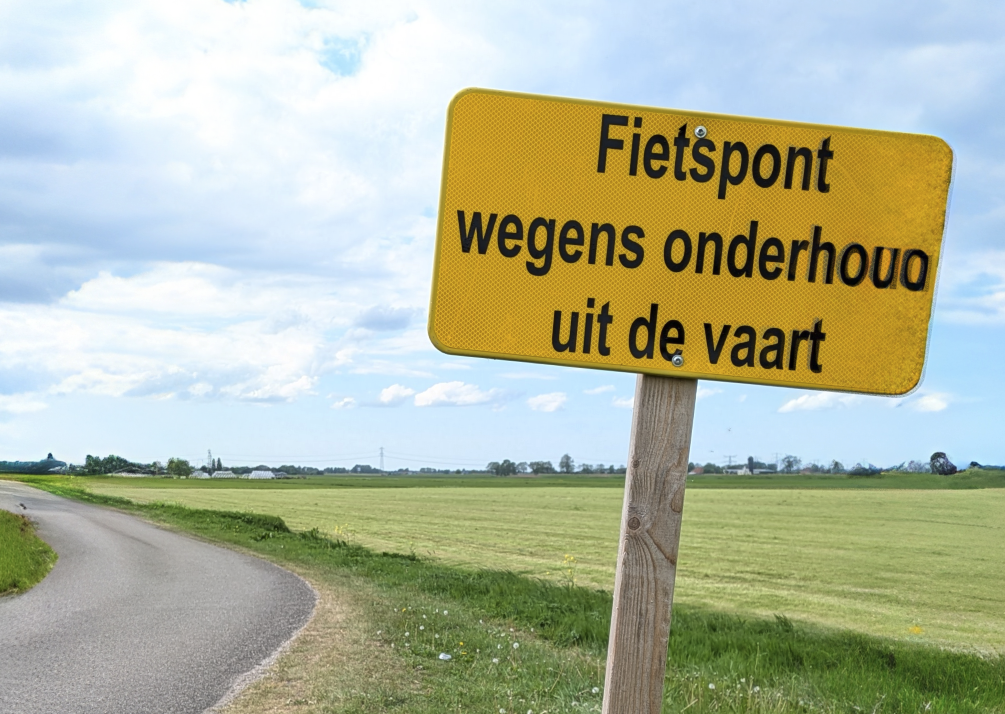 Bord bij Nijelamer (foto: de Werven)