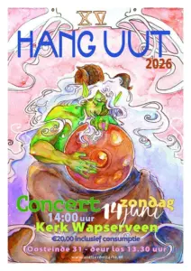 De aankondiging van het HANG UUT festival (afbeelding: aangeleverd).
